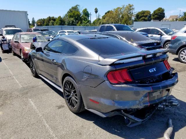 1FA6P8CFXK5123627 - 2019 FORD MUSTANG GT BLACK photo 3