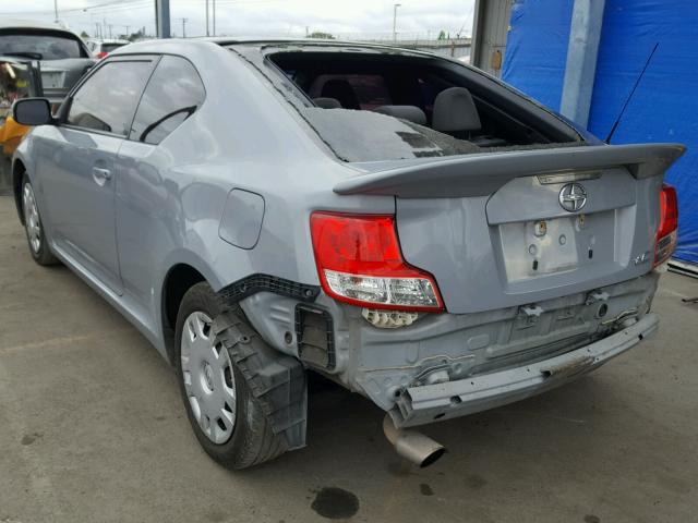JTKJF5C77D3047080 - 2013 TOYOTA SCION TC 灰色 照片 3
