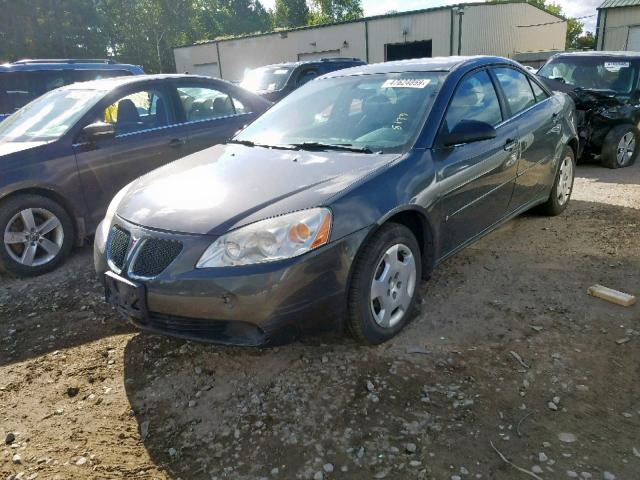 1G2ZF58B874135498 - 2007 PONTIAC G6 VALUE L GRAY photo 2