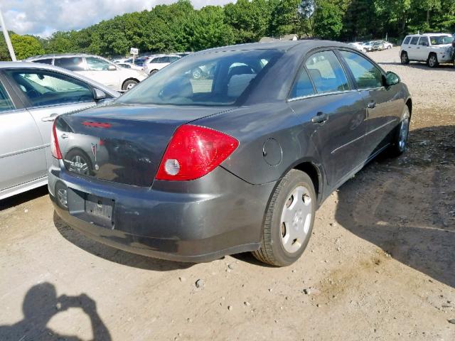 1G2ZF58B874135498 - 2007 PONTIAC G6 VALUE L GRAY photo 4