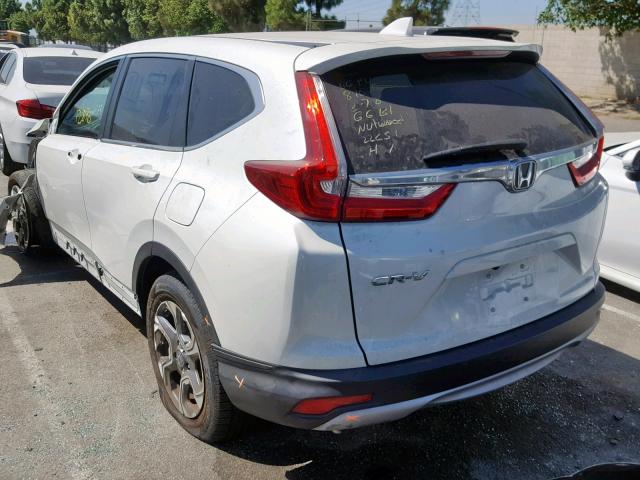 2HKRW1H8XJH516845 - 2018 HONDA CR-V EXL WHITE photo 3