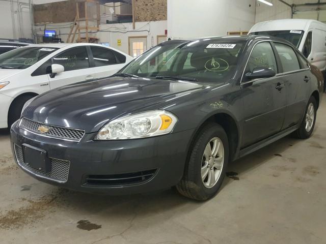 2G1WA5E35E1173654 - 2014 CHEVROLET IMPALA LIM BLUE photo 2