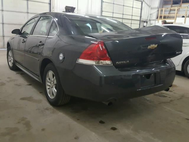 2G1WA5E35E1173654 - 2014 CHEVROLET IMPALA LIM BLUE photo 3