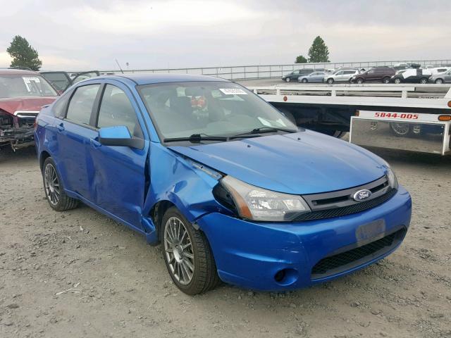 1FAHP3GN3AW257871 - 2010 FORD FOCUS SES BLUE photo 1