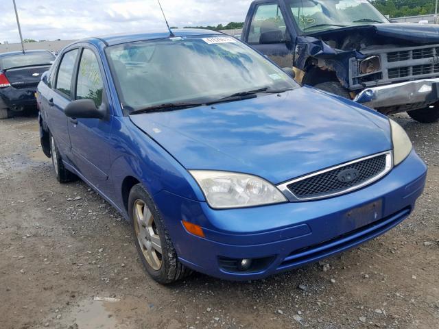 1FAFP34N95W174785 - 2005 FORD FOCUS ZX4 BLUE photo 1