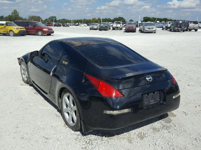 JN1AZ34DX3T115297 - 2003 NISSAN 350Z COUPE BLACK photo 3