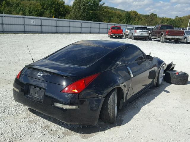 JN1AZ34DX3T115297 - 2003 NISSAN 350Z COUPE BLACK photo 4