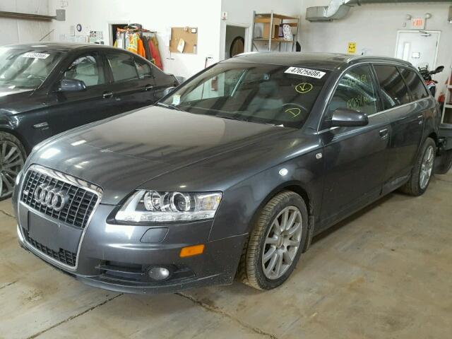 WAUSH74FX8N168135 - 2008 AUDI A6 S-LINE GRAY photo 2