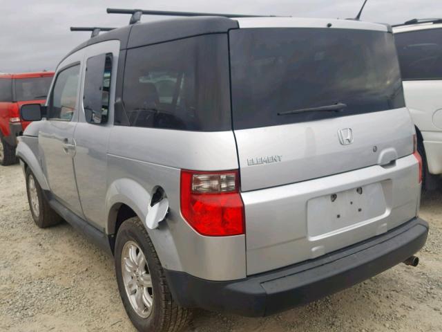 5J6YH28717L014274 - 2007 HONDA ELEMENT EX SILVER photo 3