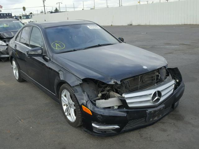 WDDGF4HB1DR243334 - 2013 MERCEDES-BENZ C 250 BLACK photo 1