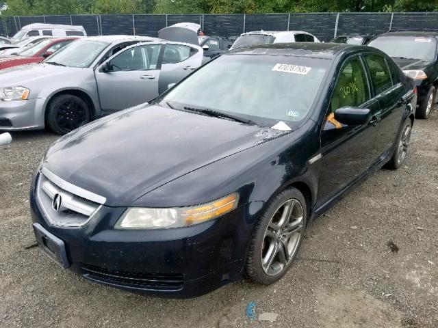 19UUA66244A028038 - 2004 ACURA TL BLACK photo 2