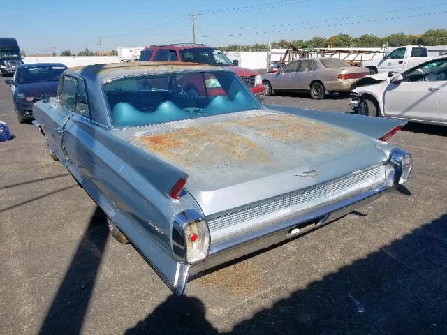 62J131981 - 1962 CADILLAC DEVILLE BLUE photo 3