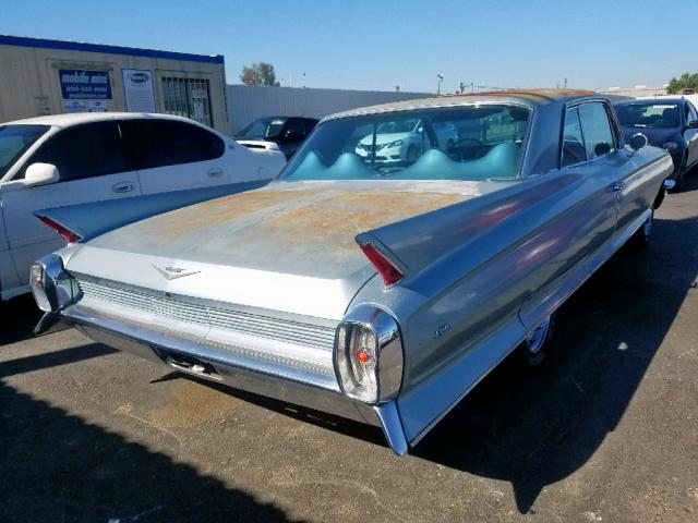 62J131981 - 1962 CADILLAC DEVILLE BLUE photo 4