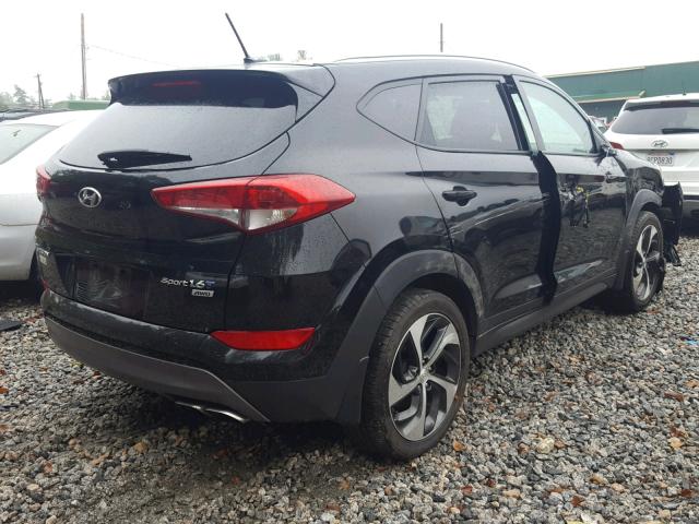 KM8J3CA24GU112599 - 2016 HYUNDAI TUCSON LIM BLACK photo 4