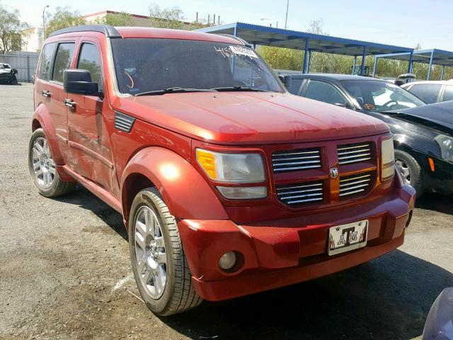 1D8GT58648W127646 - 2008 DODGE NITRO R/T MAROON photo 1