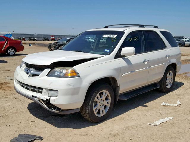 2HNYD18876H519875 - 2006 ACURA MDX TOURIN WHITE photo 2