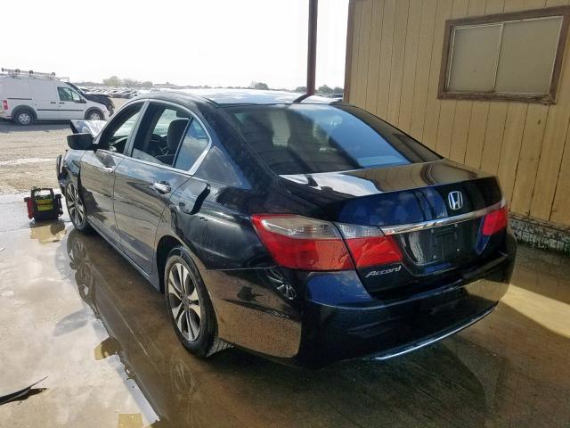 1HGCR2F32FA212709 - 2015 HONDA ACCORD LX BLACK photo 3