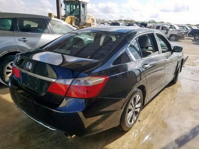 1HGCR2F32FA212709 - 2015 HONDA ACCORD LX BLACK photo 4