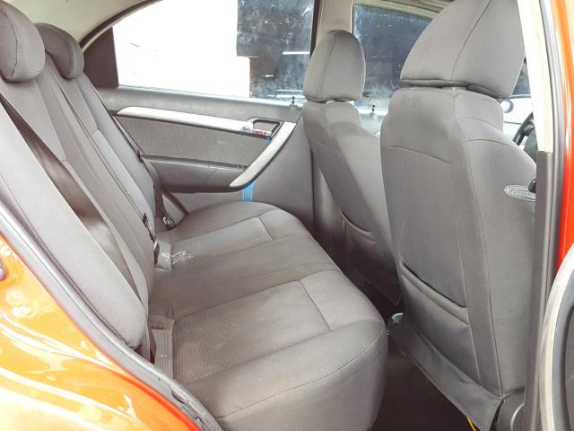 KL1TD5DE6AB131340 - 2010 CHEVROLET AVEO LS RED photo 6