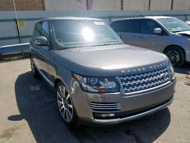 SALGV2TF6FA227930 - 2015 LAND ROVER RANGE ROVE GRAY photo 1