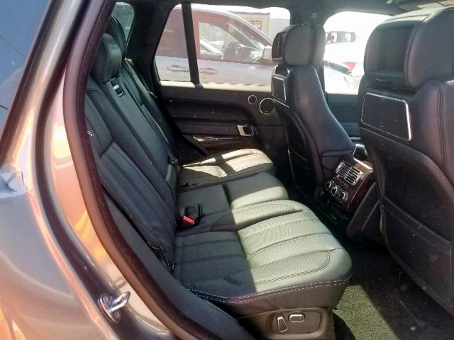 SALGV2TF6FA227930 - 2015 LAND ROVER RANGE ROVE GRAY photo 6