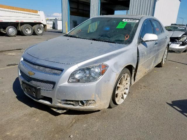 1G1ZE5E03CF356516 - 2012 CHEVROLET MALIBU LTZ ვერცხლისფერი ფოტო 2