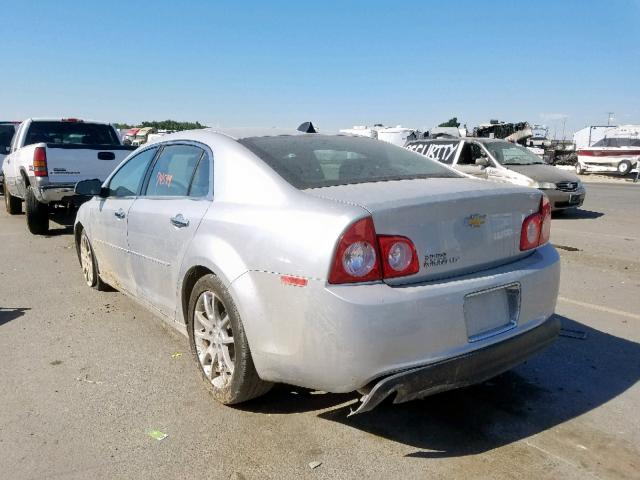 1G1ZE5E03CF356516 - 2012 CHEVROLET MALIBU LTZ ვერცხლისფერი ფოტო 3
