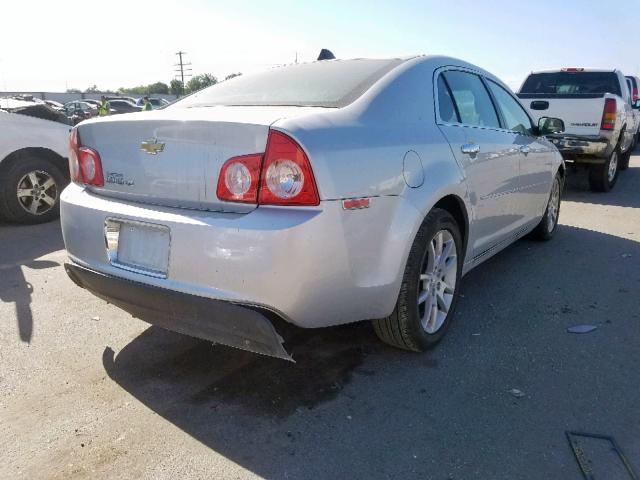 1G1ZE5E03CF356516 - 2012 CHEVROLET MALIBU LTZ ვერცხლისფერი ფოტო 4