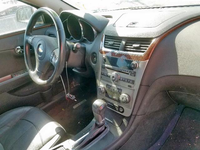 1G1ZE5E03CF356516 - 2012 CHEVROLET MALIBU LTZ ვერცხლისფერი ფოტო 9