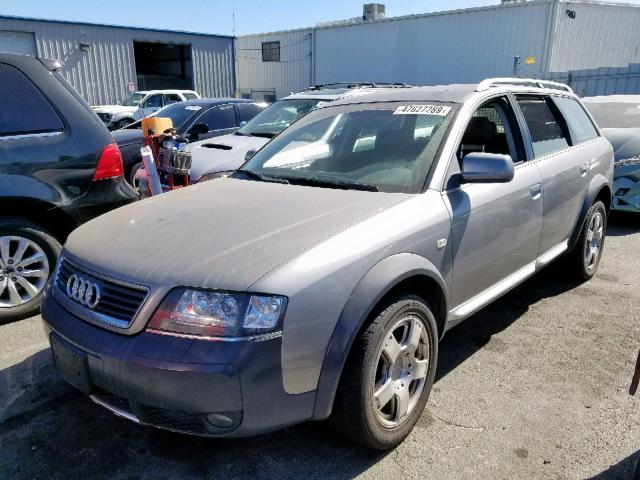 WA1YD64B53N048892 - 2003 AUDI ALLROAD GRAY photo 2