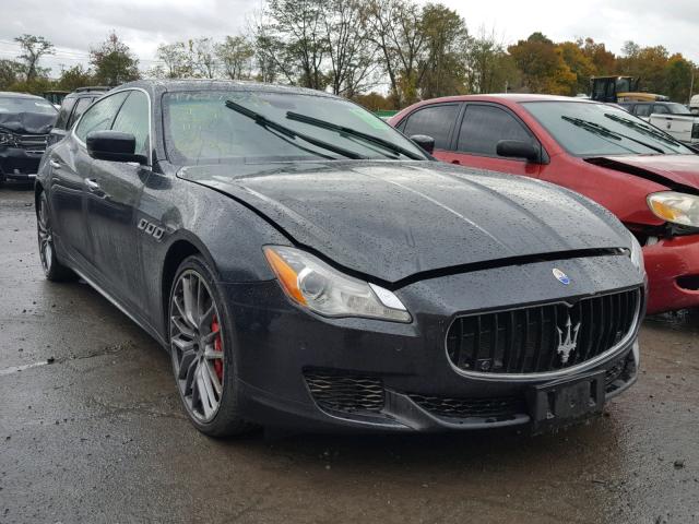 ZAM56RRA3E1079195 - 2014 MASERATI QUATTROPOR BLACK photo 1