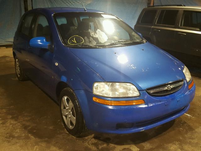 KL1TD66647B752872 - 2007 CHEVROLET AVEO BASE Mavi foto 1