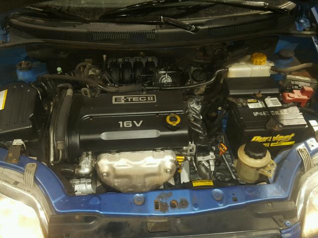 KL1TD66647B752872 - 2007 CHEVROLET AVEO BASE Mavi foto 7