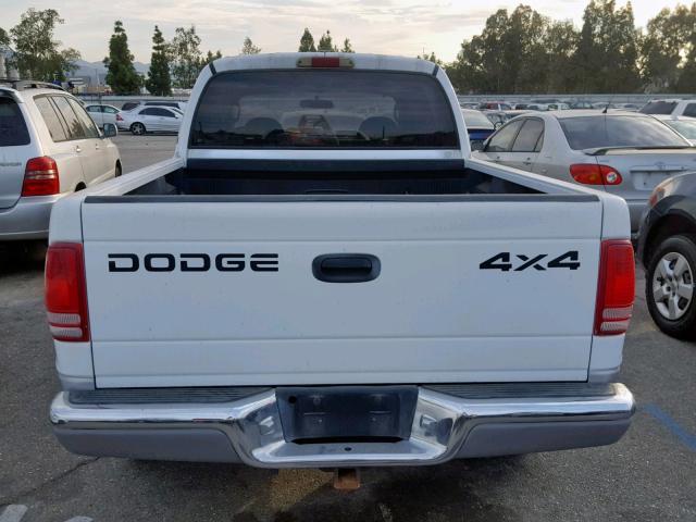 1B7GG2AN91S124502 - 2001 DODGE DAKOTA QUA WHITE photo 9