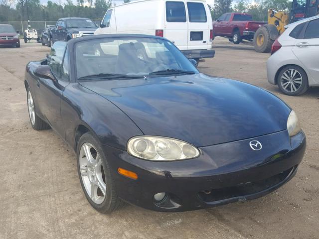 JM1NB353250410455 - 2005 MAZDA MX-5 MIATA BLACK photo 1