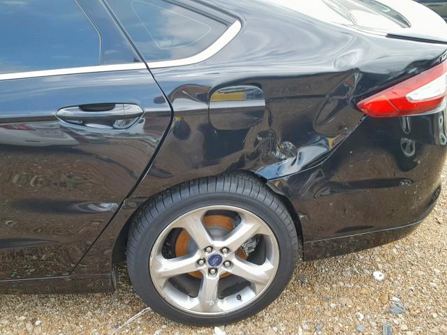 3FA6P0H72FR143876 - 2015 FORD FUSION SE BLACK photo 9