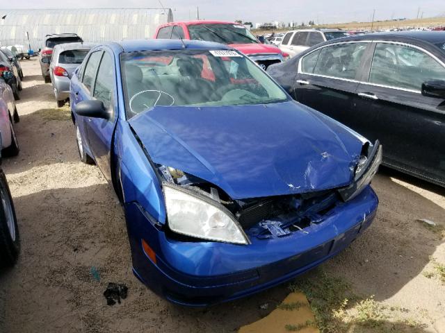 1FAFP34N45W188710 - 2005 FORD FOCUS ZX4 BLUE photo 1