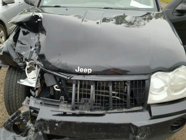 1J8GR48K96C326283 - 2006 JEEP GRAND CHER BLACK photo 7