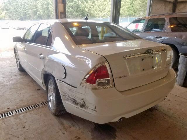 3FAHP081X8R250388 - 2008 FORD FUSION SEL WHITE photo 3