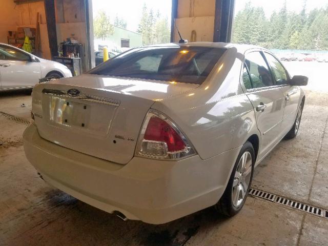 3FAHP081X8R250388 - 2008 FORD FUSION SEL WHITE photo 4