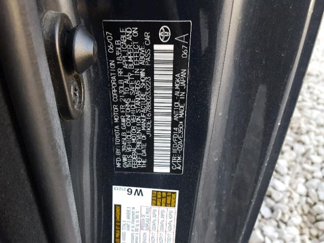 JTKDE167880233223 - 2008 TOYOTA SCION TC Grafit foto 10