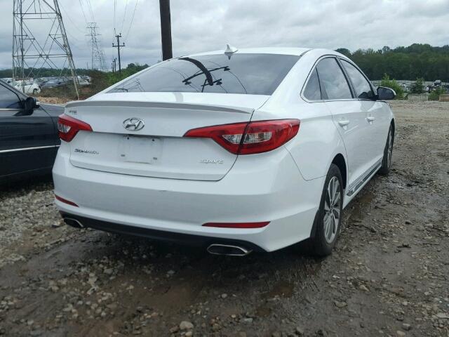 5NPE34AF8GH272462 - 2016 HYUNDAI SONATA SPO WHITE photo 4