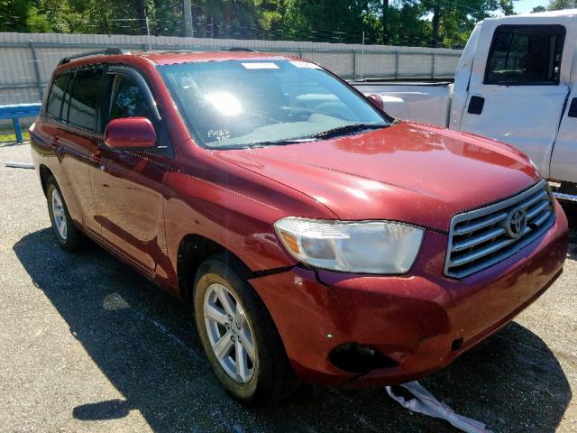 5TDKK3EH8AS023916 - 2010 TOYOTA HIGHLANDER RED photo 1