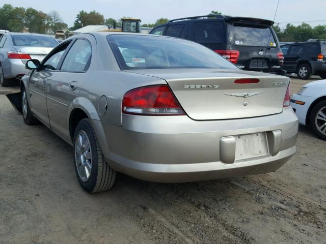 1C3AL56R24N316477 - 2004 CHRYSLER SEBRING LX GOLD photo 3