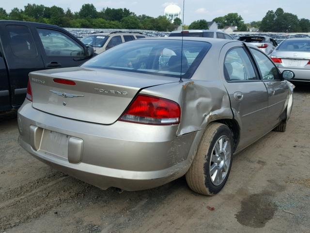 1C3AL56R24N316477 - 2004 CHRYSLER SEBRING LX GOLD photo 4