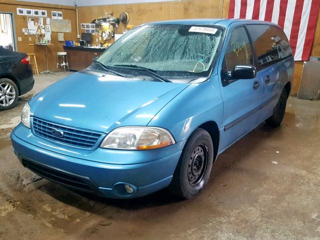 2FMZA50403BB58163 - 2003 FORD WINDSTAR W BLUE photo 2