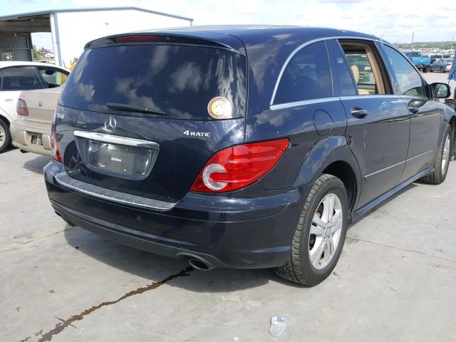 4JGCB65E98A080737 - 2008 MERCEDES-BENZ R 350 BLUE photo 4