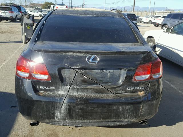 JTHBH96S865045745 - 2006 LEXUS GS GENERAT BLACK photo 9