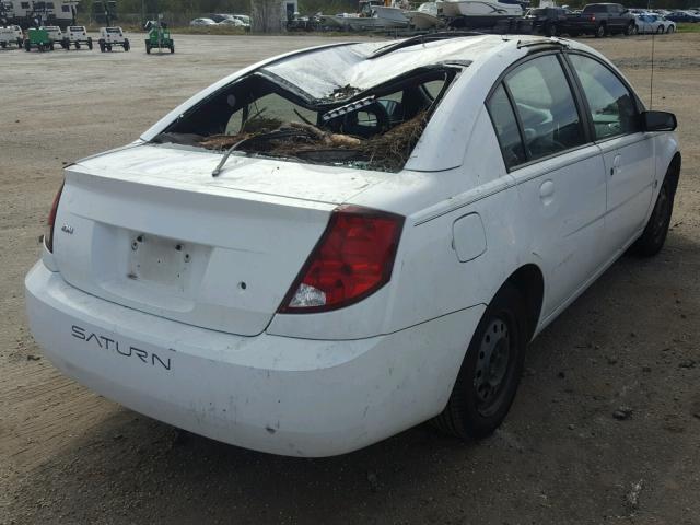 1G8AJ52F84Z188956 - 2004 SATURN ION LEVEL WHITE photo 4