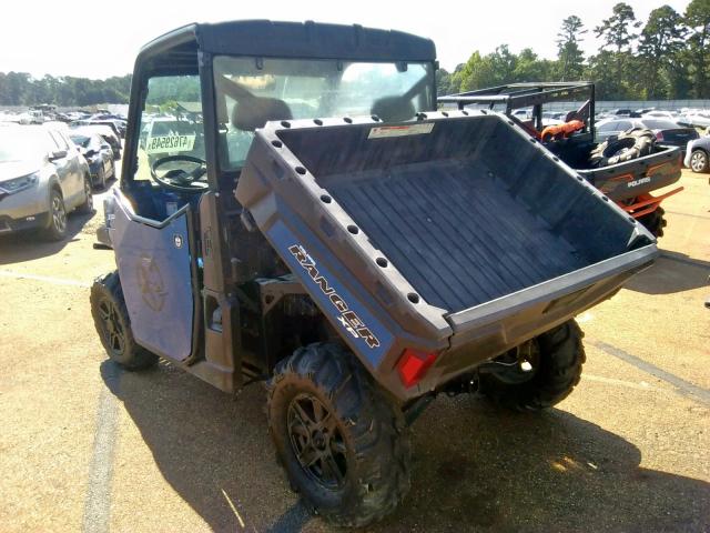 4XAUH9EA5EG349323 - 2014 POLARIS RANGER 900 BLUE photo 3